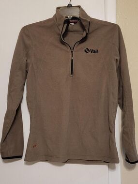 Black Diamond fleece jacket in tan with black trim